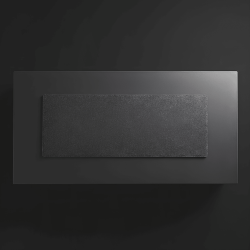 Large anti-slip felt desk pad on a modern office desk